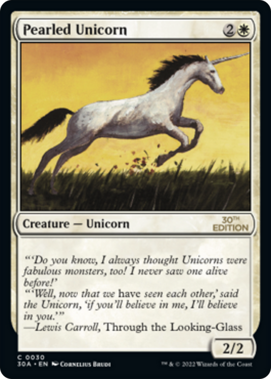 Pearled Unicorn (Modern Frame)