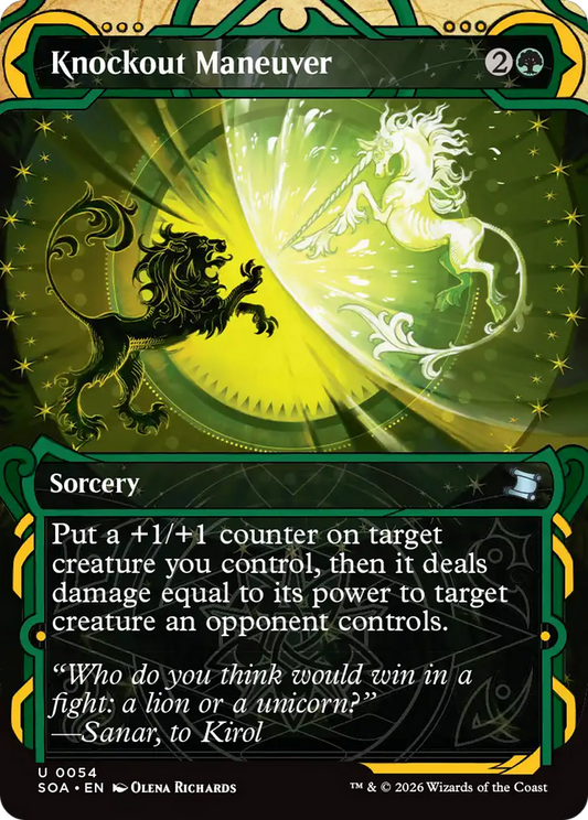 Knockout Maneuver (0054) (Showcase) (SOA) - Foil