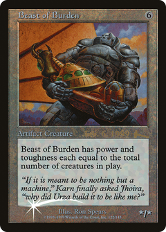 Beast of Burden (122) (Prerelease) - Foil