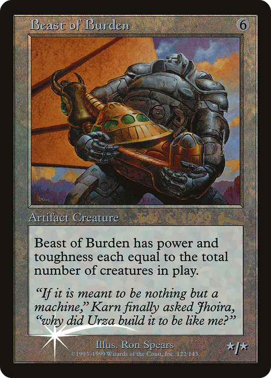 Beast of Burden (122) (Prerelease) - Foil
