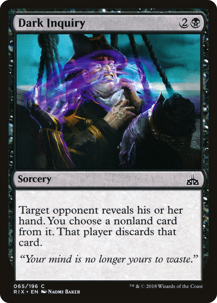 Dark Inquiry - Foil