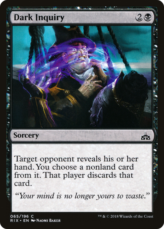 Dark Inquiry - Foil