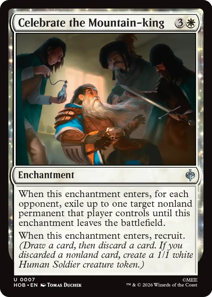 Celebrate the Mountain-king (HOB) - Foil