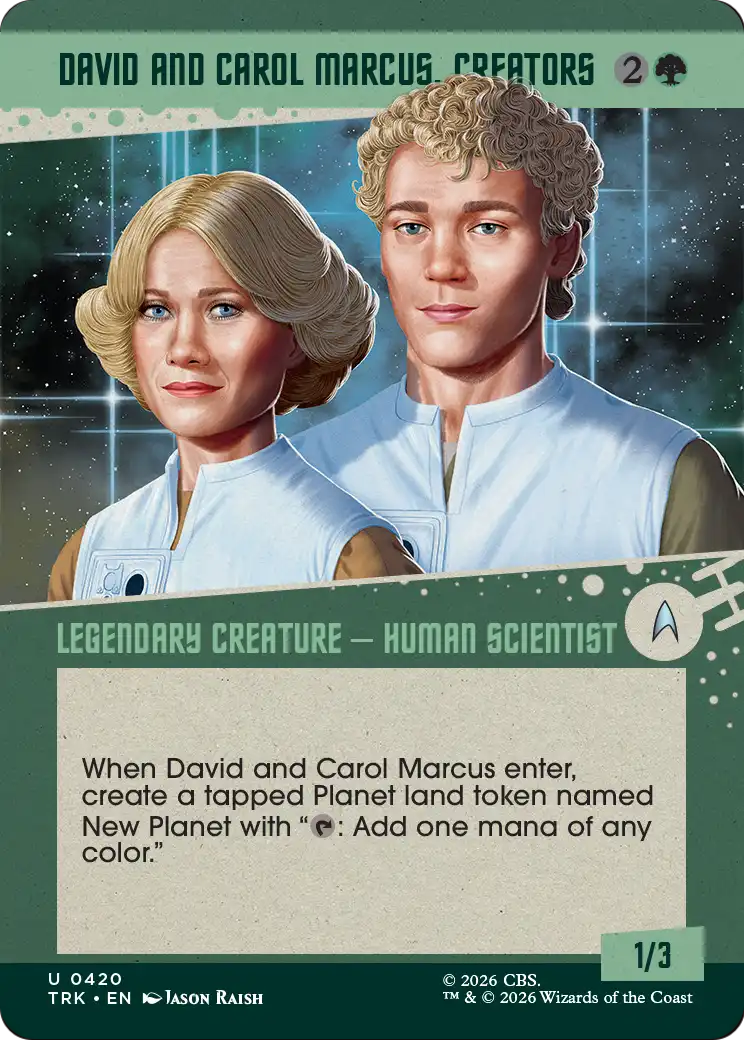 David and Carol Marcus, Creators (0420) (Showcase) (TRK) - Foil