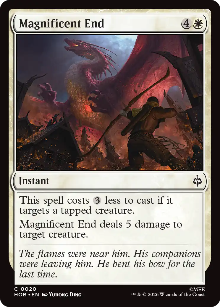 Magnificent End (HOB) - Foil