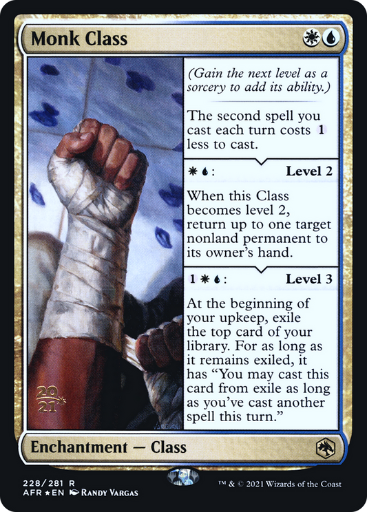 Monk Class (228) (Prerelease) - Foil