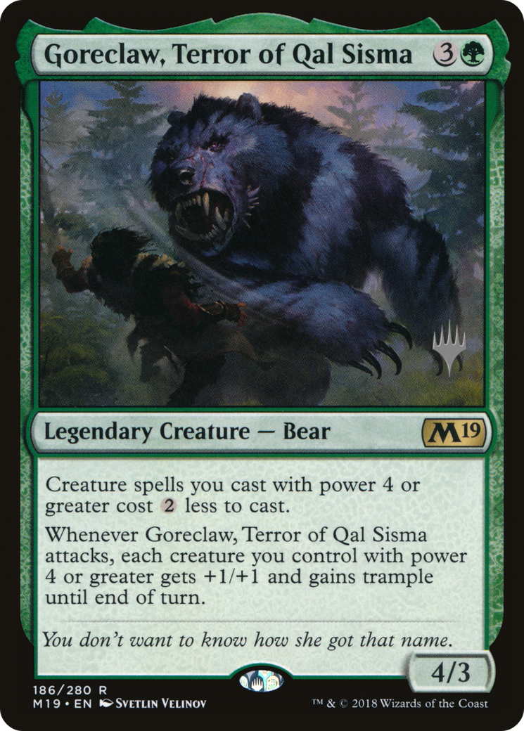 Goreclaw, Terror of Qal Sisma (186) (Promo Pack)