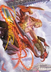 Tyvar's Stand (43/81) Art Card (AONE) - Gold-Stamped Signature