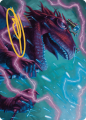 Kylox, Visionary Inventor (43/49) Art Card (AMKM) - Gold-Stamped Signature