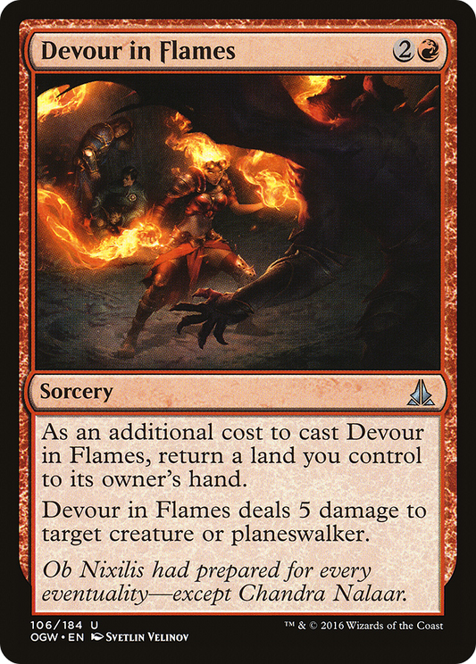 Devour in Flames - Foil