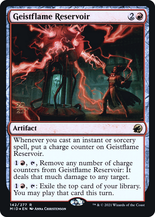 Geistflame Reservoir (142) (Prerelease) - Foil
