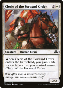 Cleric of the Forward Order - Foil