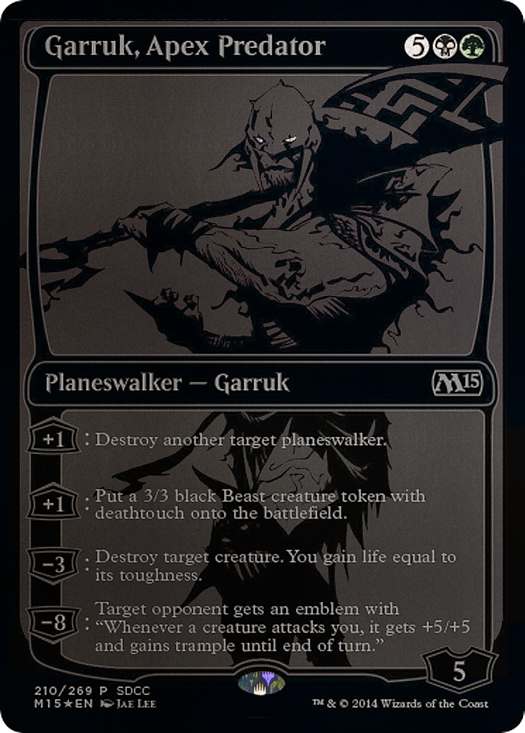 Garruk, Apex Predator (210) (2014) (SDCC) - Foil