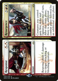 Response // Resurgence (229) (Prerelease) - Foil
