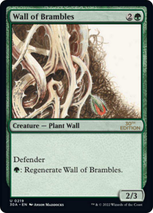 Wall of Brambles (Modern Frame)