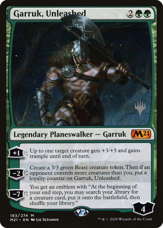 Garruk, Unleashed (183) (Promo Pack)