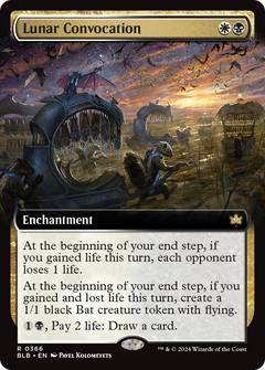 Lunar Convocation (0366) (Extended Art) - Foil