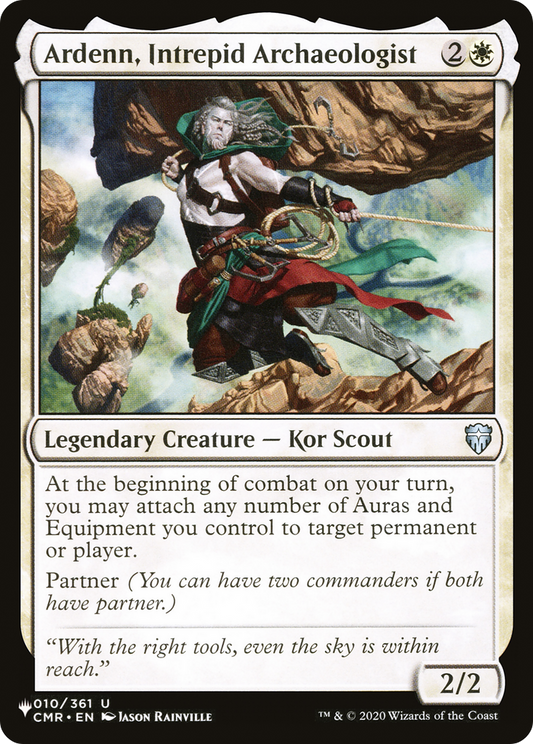 Ardenn, Intrepid Archaeologist (CMR-10) (PLST)
