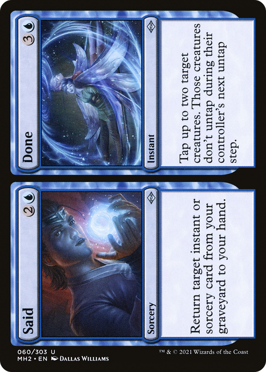 Said // Done - Foil