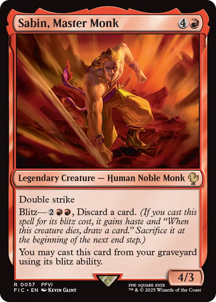 Sabin, Master Monk - Surge Foil