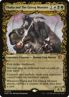 Thalia and The Gitrog Monster (0316) (Showcase) - Foil