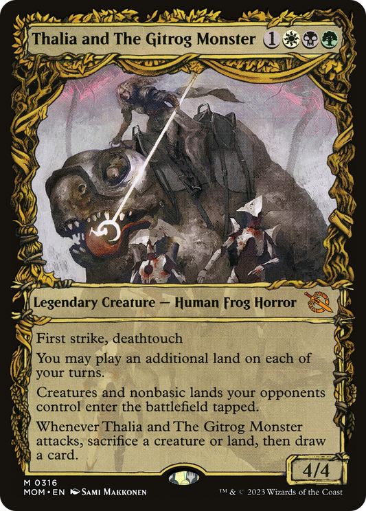 Thalia and The Gitrog Monster (0316) (Showcase) - Foil