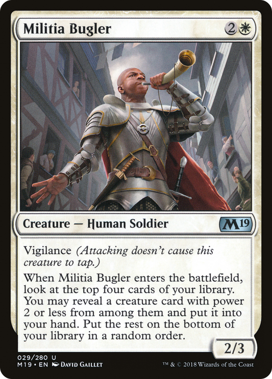 Militia Bugler - Foil