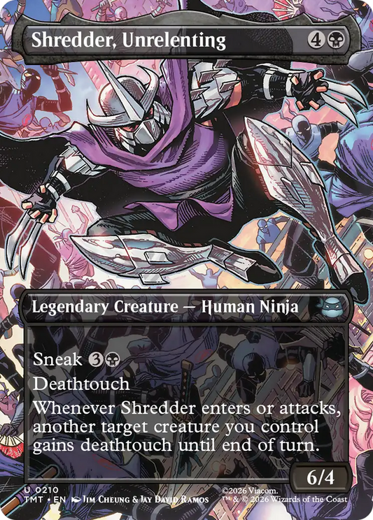 Shredder, Unrelenting (0210) (Borderless) (TMT)