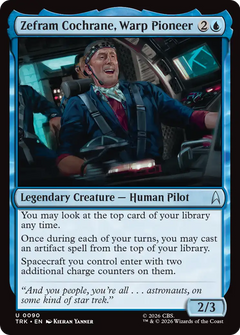 Zefram Cochrane, Warp Pioneer (TRK) - Foil