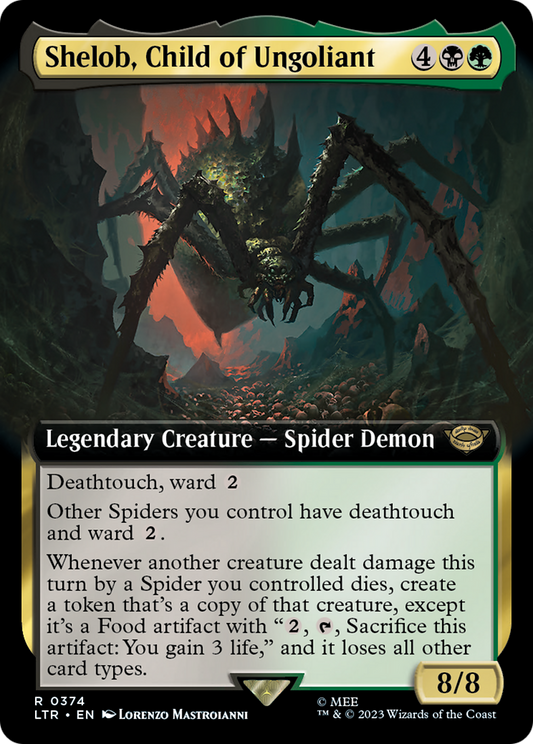 Shelob, Child of Ungoliant (0374) (Extended Art) - Foil