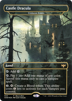 Castle Dracula [Voldaren Estate] (403) (Buy-a-Box) - Foil