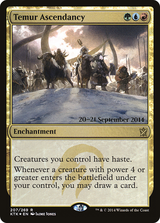 Temur Ascendancy (207) (Prerelease) - Foil