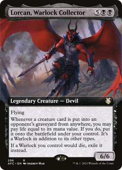 Lorcan, Warlock Collector (296) (Extended Art)