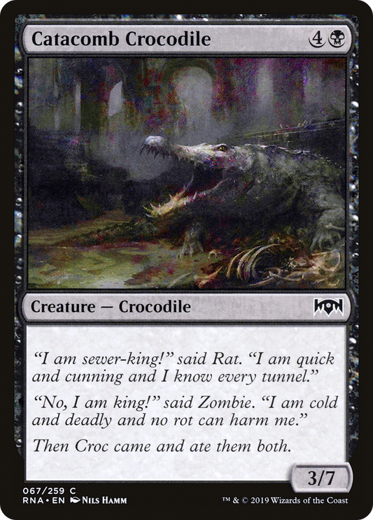 Catacomb Crocodile - Foil