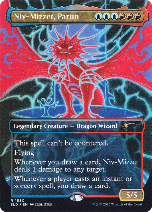 Niv-Mizzet, Parun (1530) (Borderless) - Foil