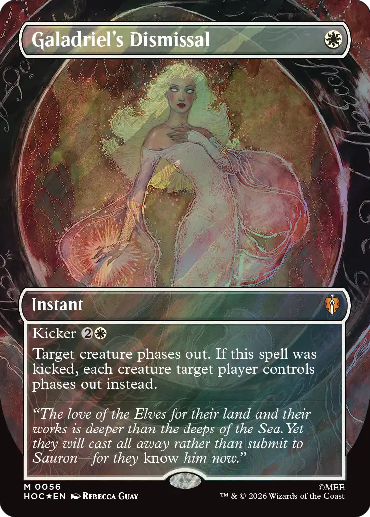 Galadriel's Dismissal (0056) (Borderless) (HOC) - Surge Foil