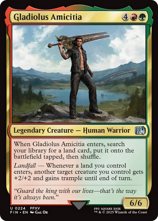 Gladiolus Amicitia - Foil