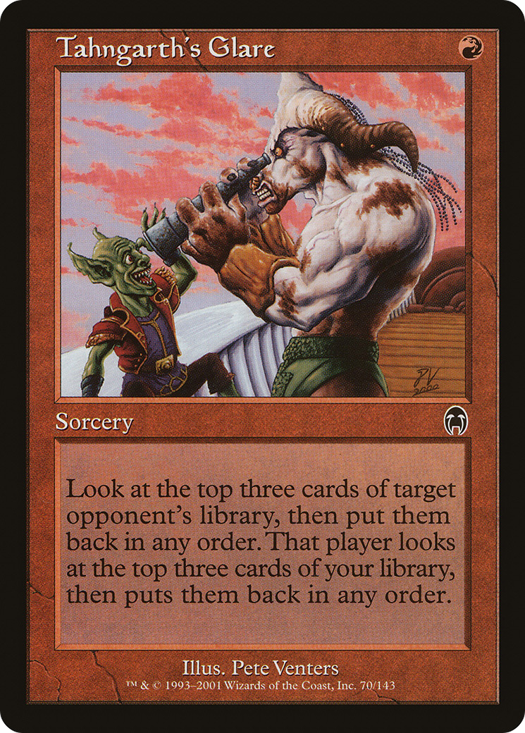 Tahngarth's Glare - Foil