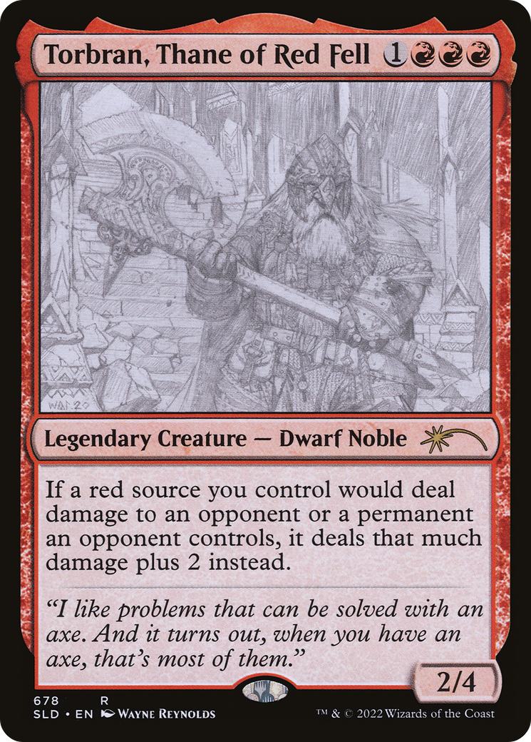 Torbran, Thane of Red Fell (678) (Showcase) - Foil