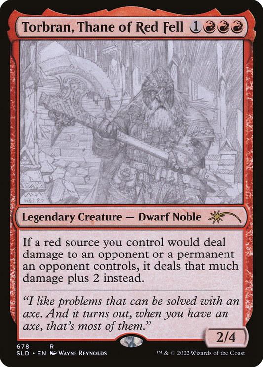 Torbran, Thane of Red Fell (678) (Showcase) - Foil