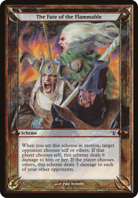 The Fate of the Flammable