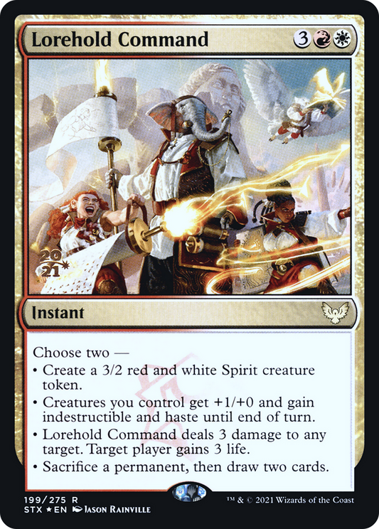 Lorehold Command (199) (Prerelease) - Foil