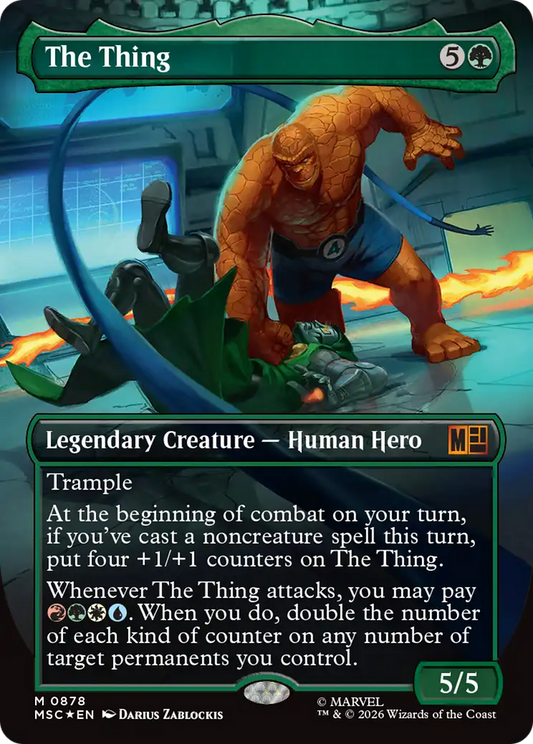 The Thing (0878) (Borderless) (MSC) - Surge Foil