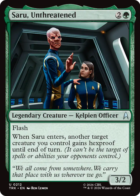 Saru, Unthreatened (TRK)