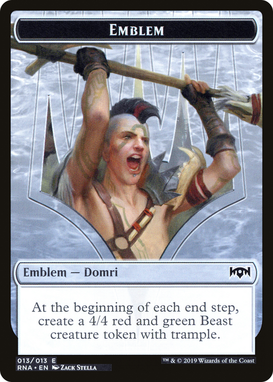 Domri, Chaos Bringer Emblem (013)
