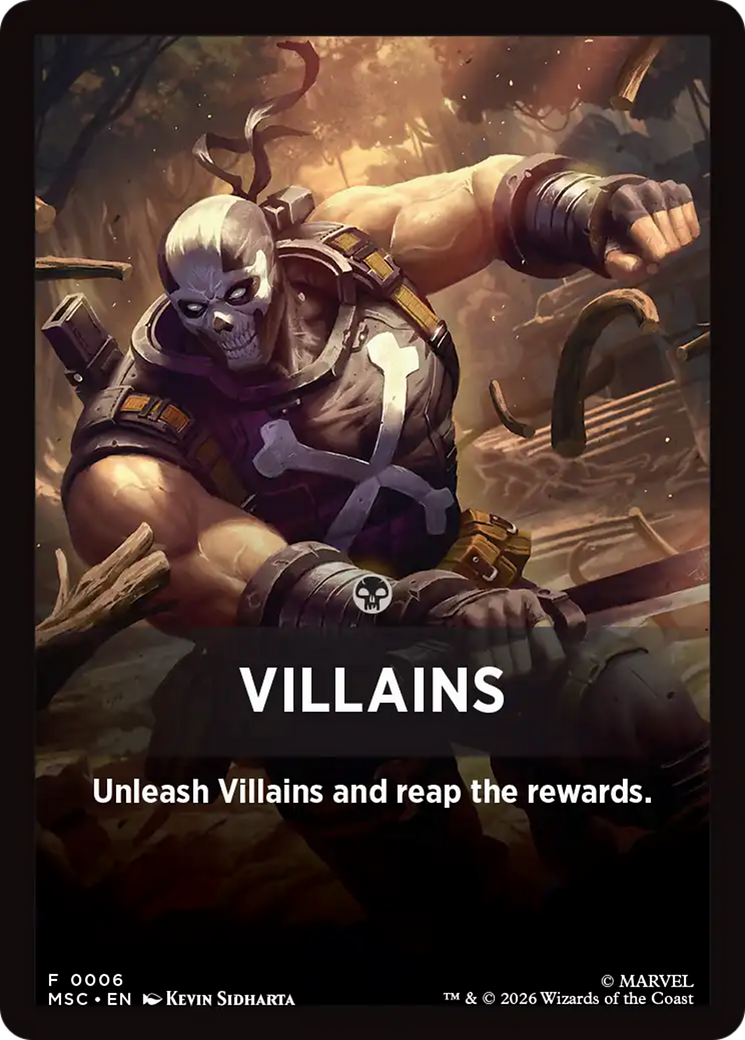 Villains (0006) (Theme Card) (FMSC)