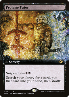 Profane Tutor (452) (Extended Art) - Foil