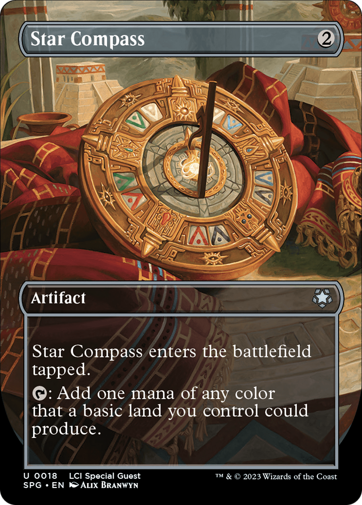 Star Compass (0018) (Borderless) - Foil