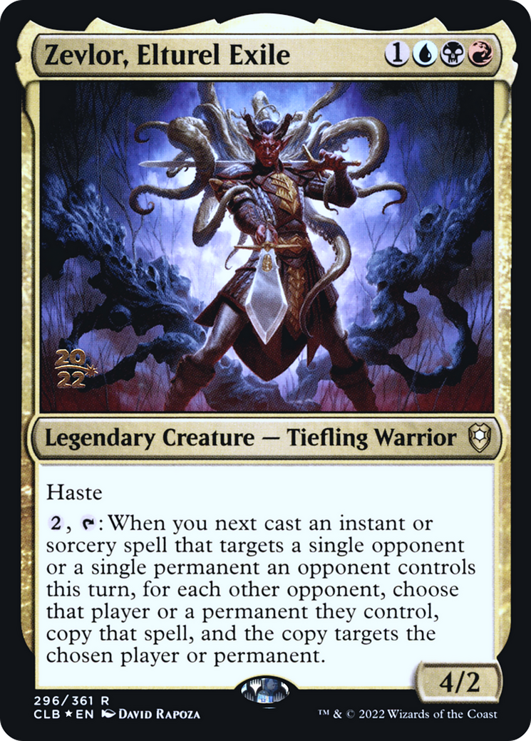 Zevlor, Elturel Exile (296) (Prerelease) - Foil
