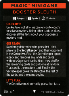 Magic Minigame: Booster Sleuth (MZNR)